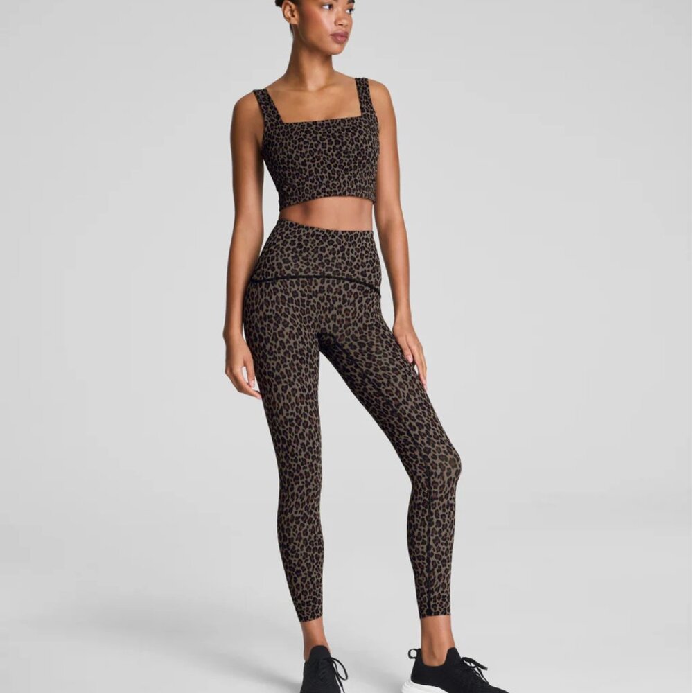 SPANXshape™ Booty Boost® Leopard Print Leggings & Tank Set | SPANX